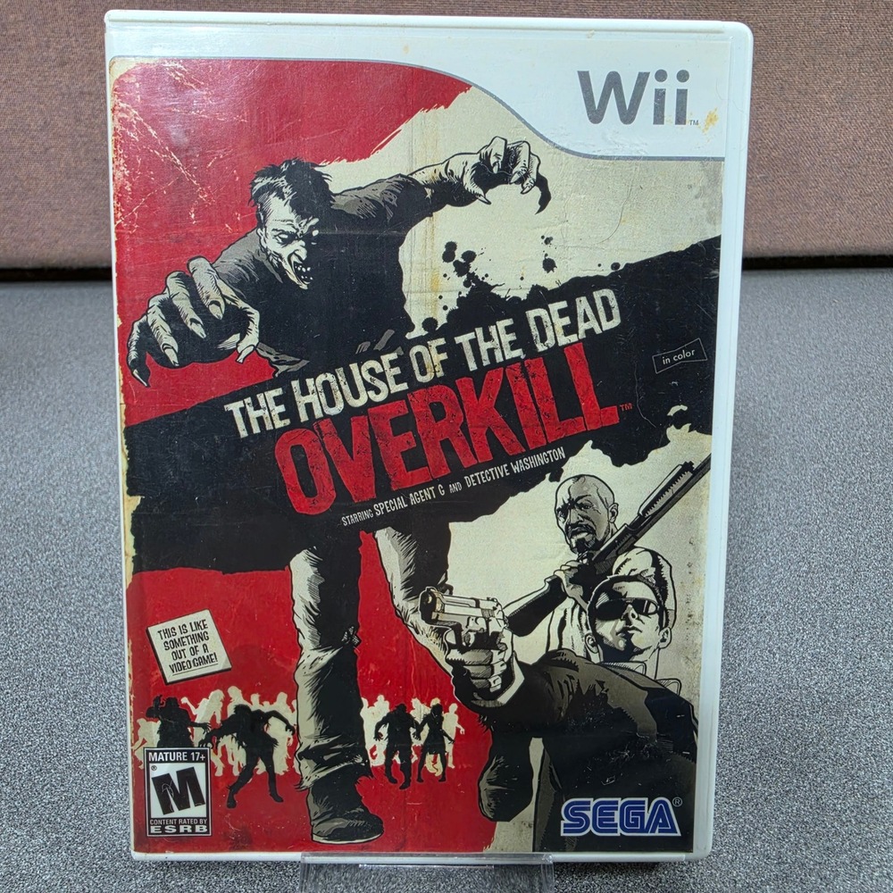 The House of the Dead Overkill Nintendo‎ Wii Excellent Rail Shooter Sega
